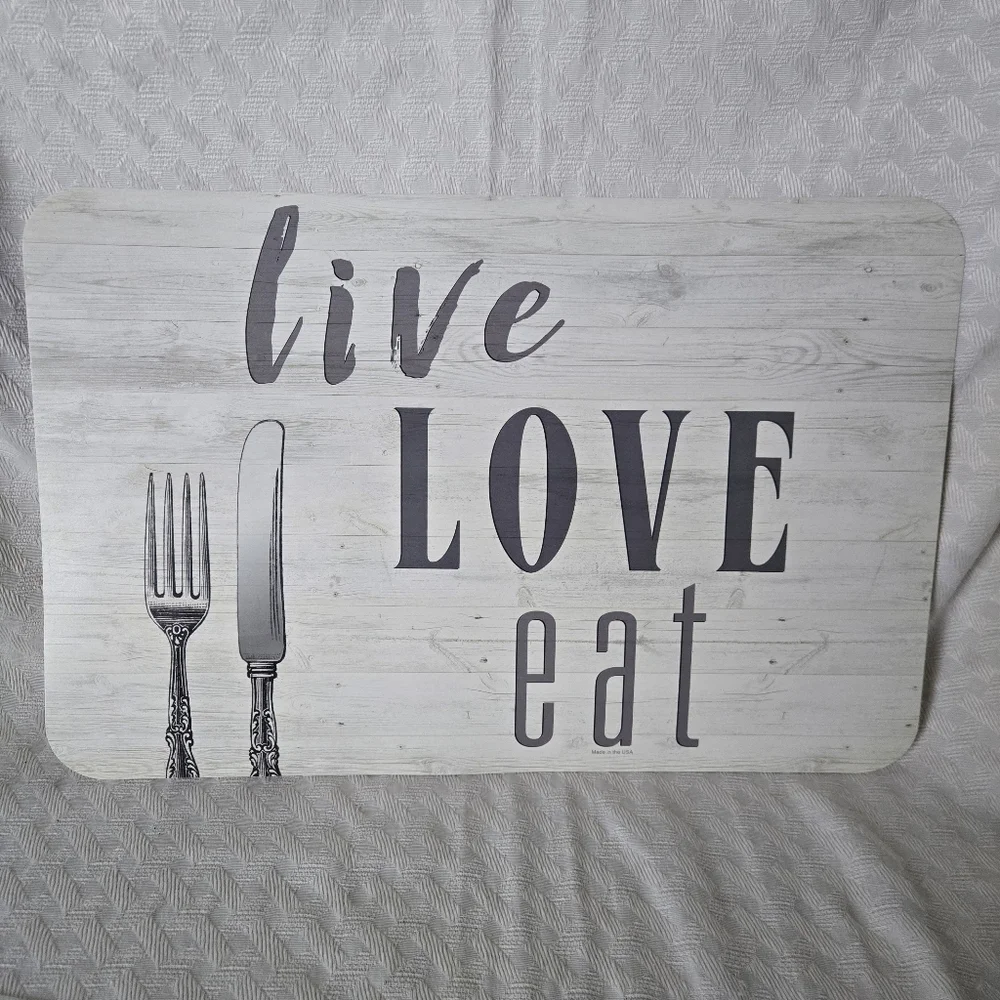 Live Love Eat Dining Placemat - 4 Pc Set
